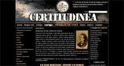 Desktop Screenshot of certitudinea.ro